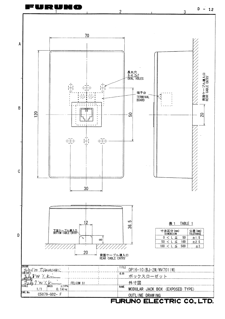 Furuno FELCOM 81B User Manual | Page 79 / 87