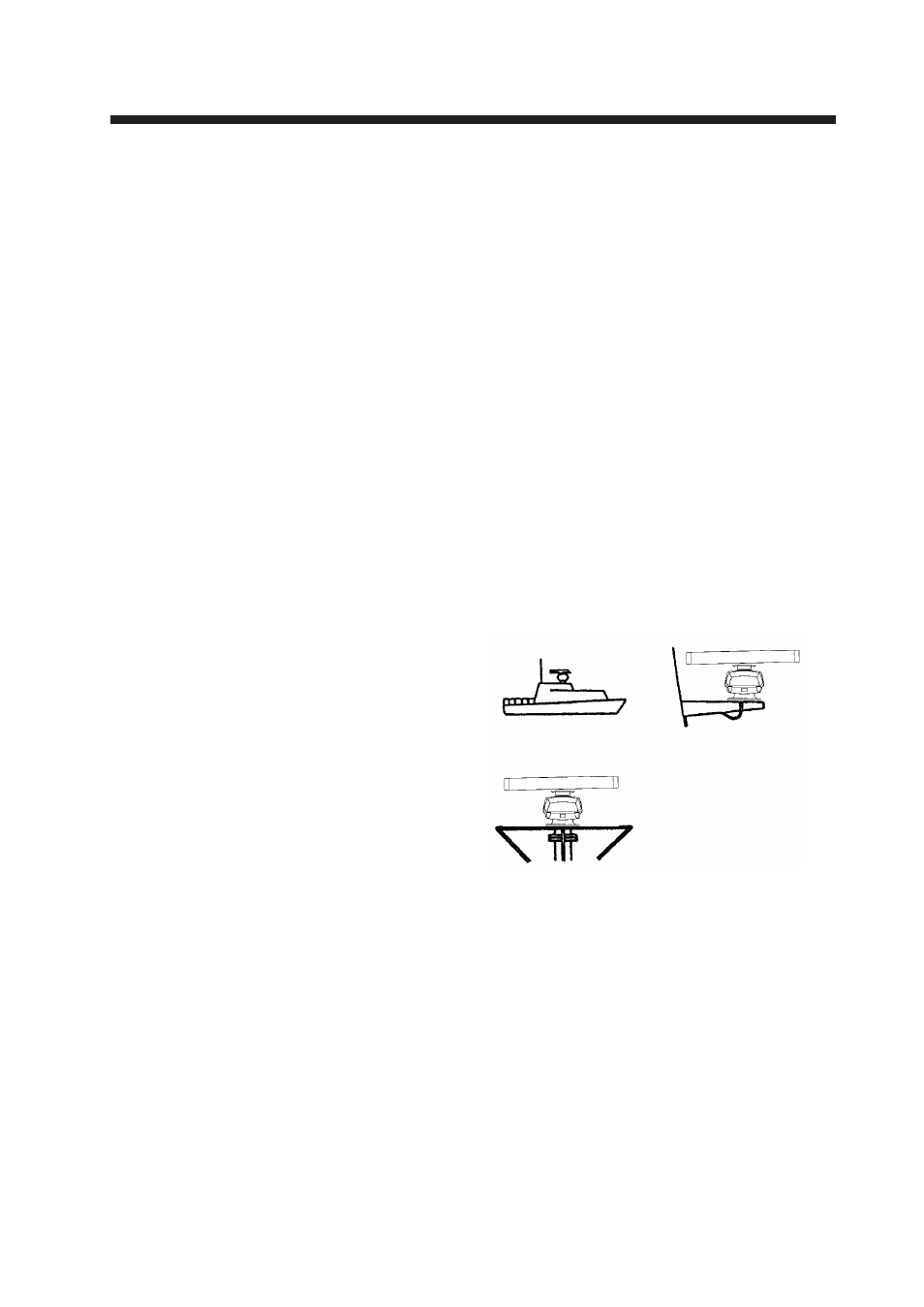 Mounting, 1 mounting methods for scanner unit, 2 fixing holes in mounting platform | Furuno 1932 MARK-2 User Manual | Page 8 / 33