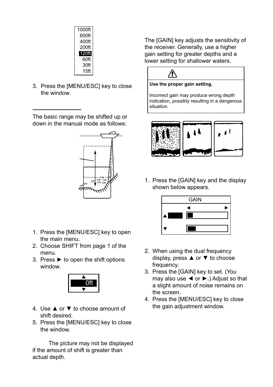 Caution | Furuno Ls4100 User Manual | Page 13 / 48