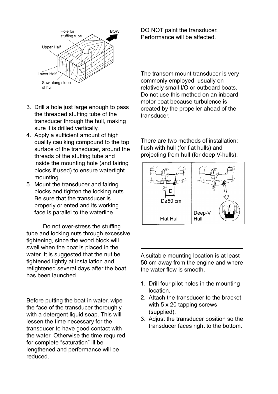 3 transom mount transducer | Furuno Ls4100 User Manual | Page 32 / 48