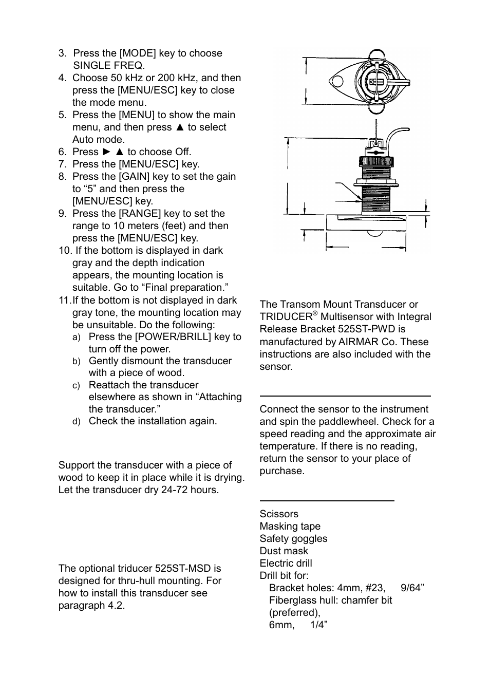 5 optional triducer | Furuno Ls4100 User Manual | Page 35 / 48