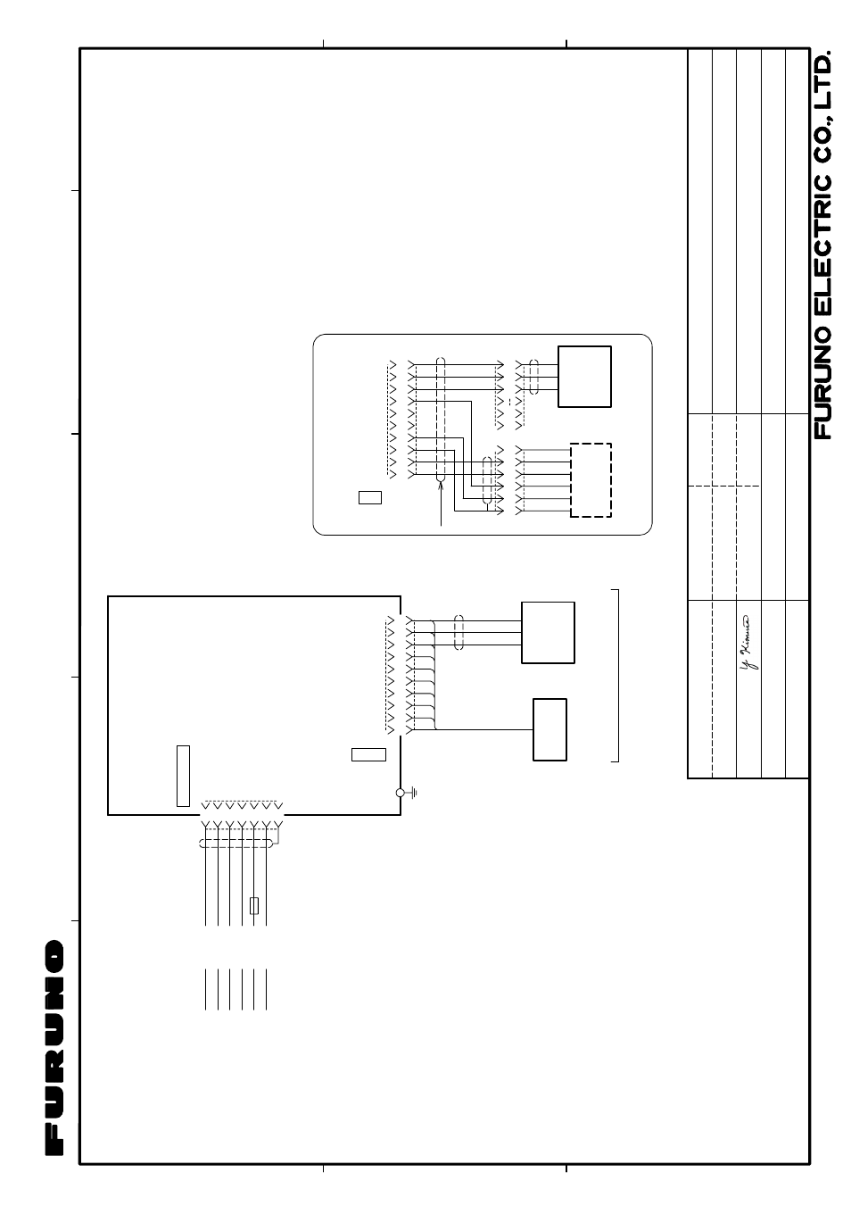 Interconnection diagram | Furuno Ls4100 User Manual | Page 47 / 48