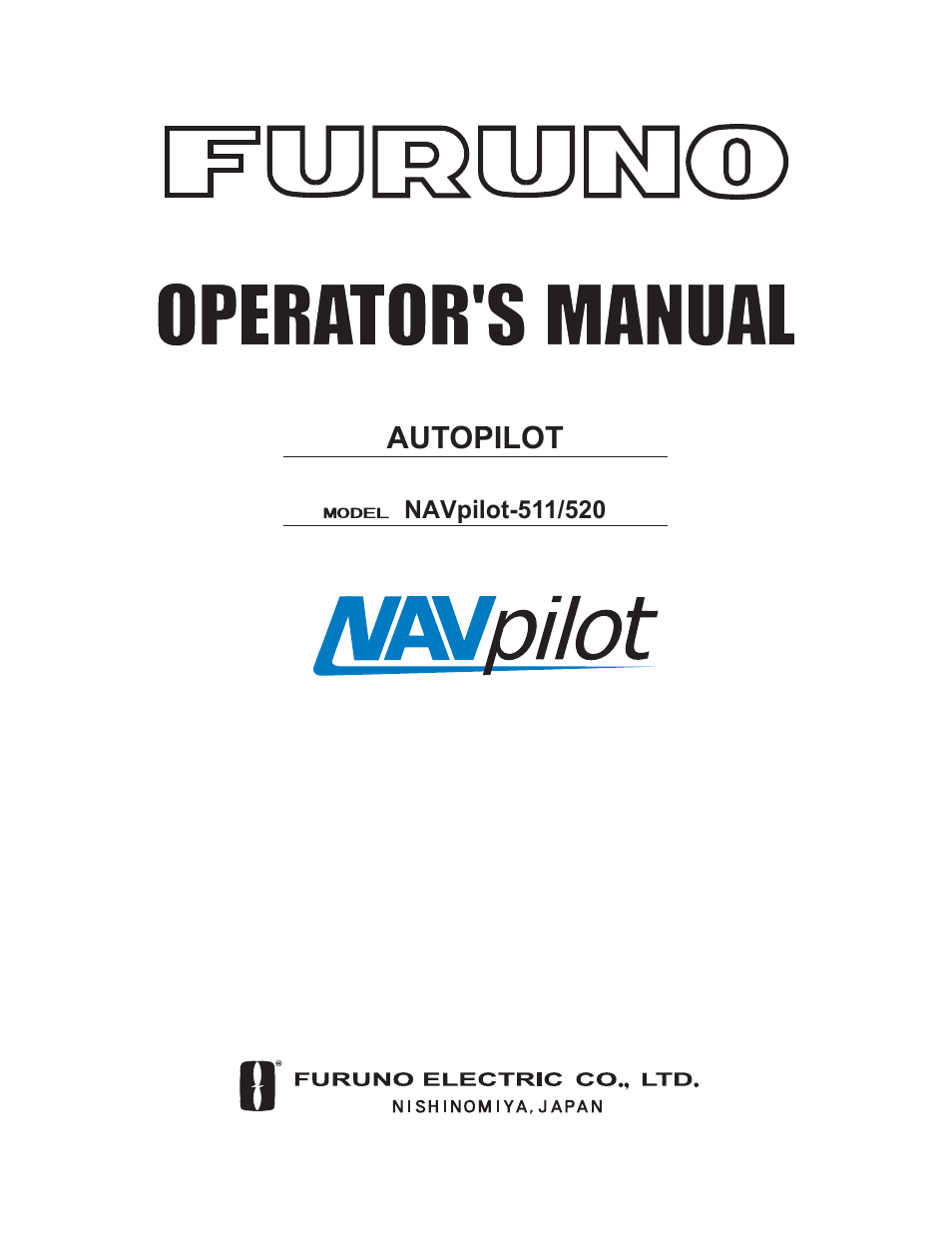 Furuno 520 User Manual | 73 pages