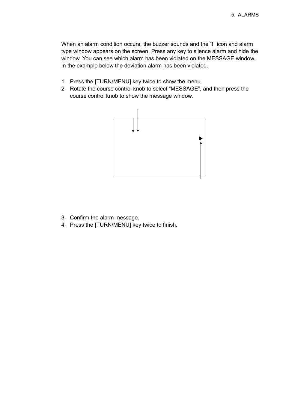 2 alarm information | Furuno 520 User Manual | Page 59 / 73