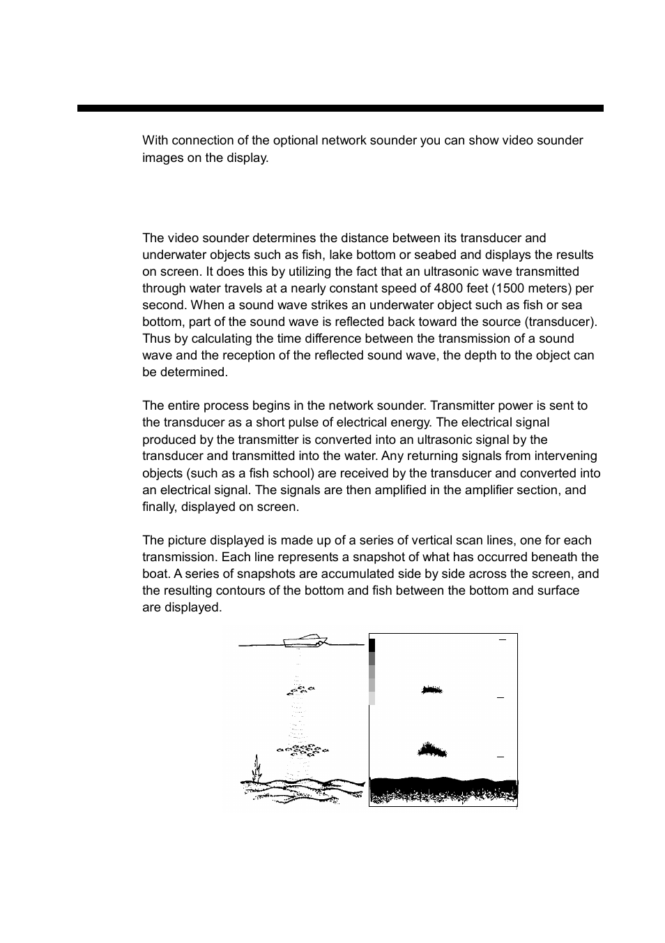 Video sounder operation, 1 principle of operation | Furuno NAVNET 1752C User Manual | Page 147 / 260
