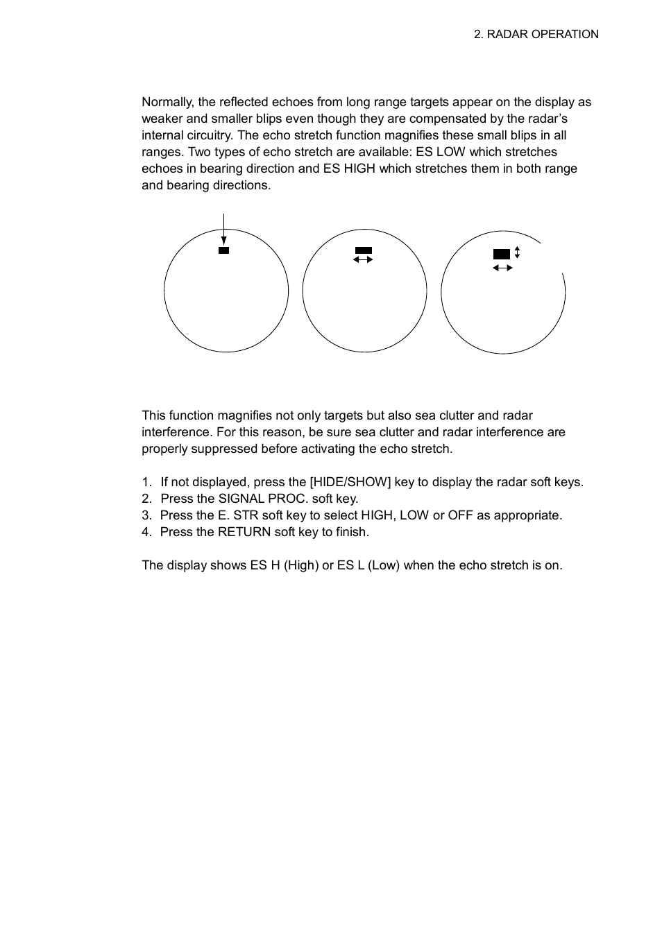 19 echo stretch | Furuno NAVNET 1752C User Manual | Page 61 / 260