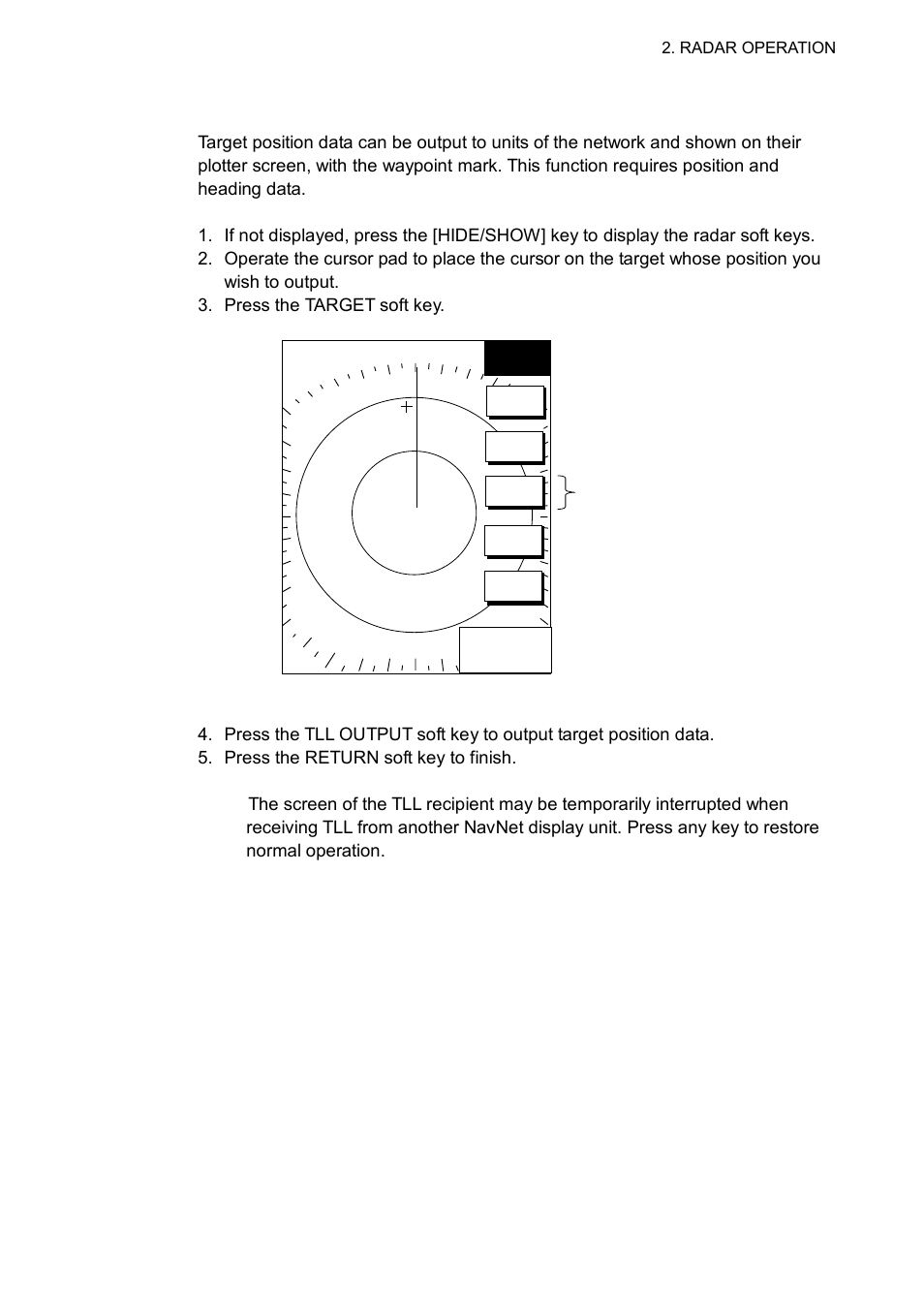 21 outputting tll data | Furuno NAVNET 1752C User Manual | Page 63 / 260