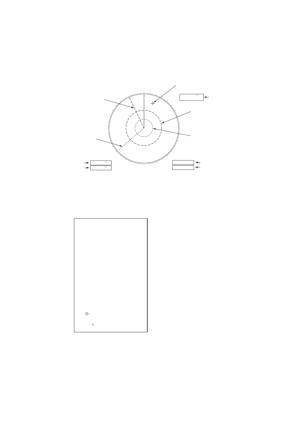 4 bearing reference, Cursor cursor data box | Furuno FAR-2807 User Manual | Page 16 / 52