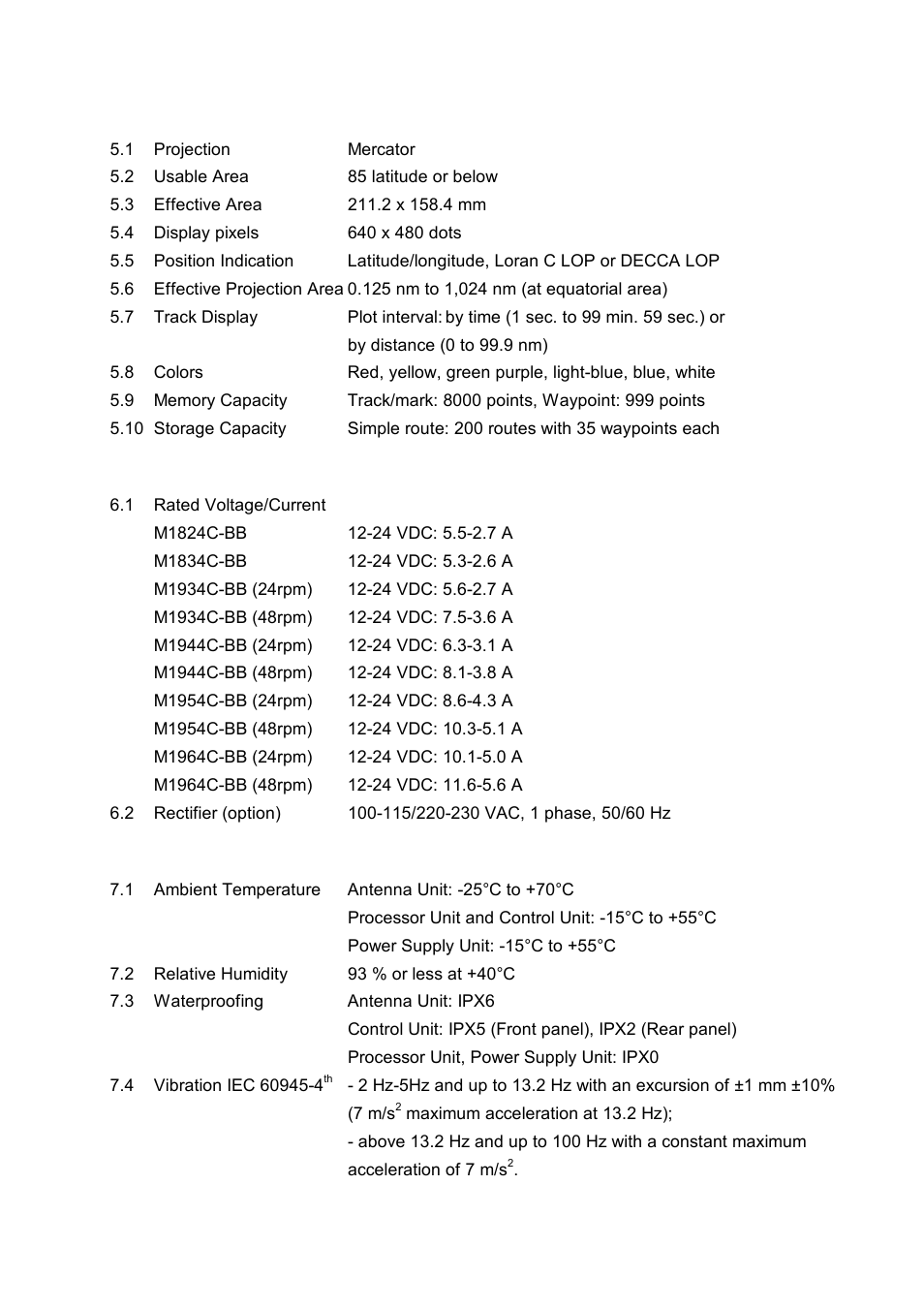 Furuno 1834C-BB User Manual | Page 223 / 233