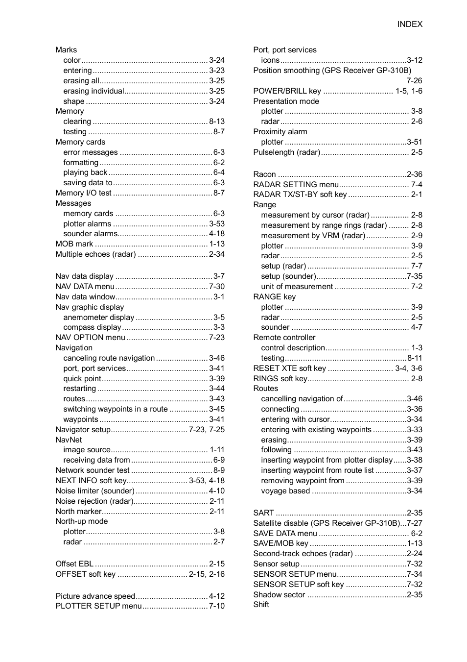 In-3 | Furuno 1834C-BB User Manual | Page 228 / 233