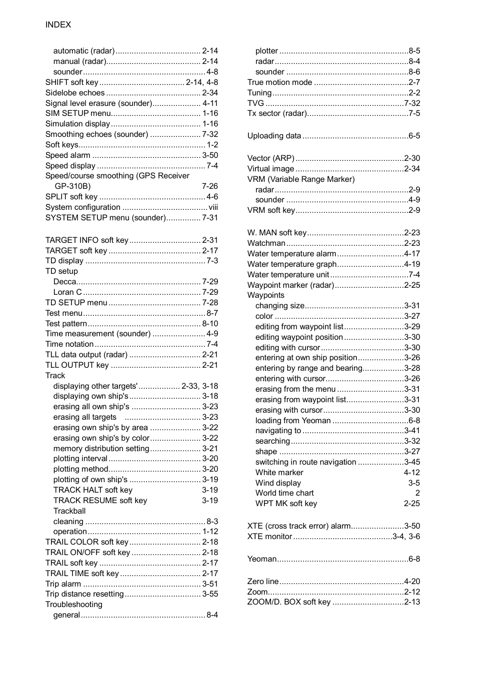 In-4 | Furuno 1834C-BB User Manual | Page 229 / 233