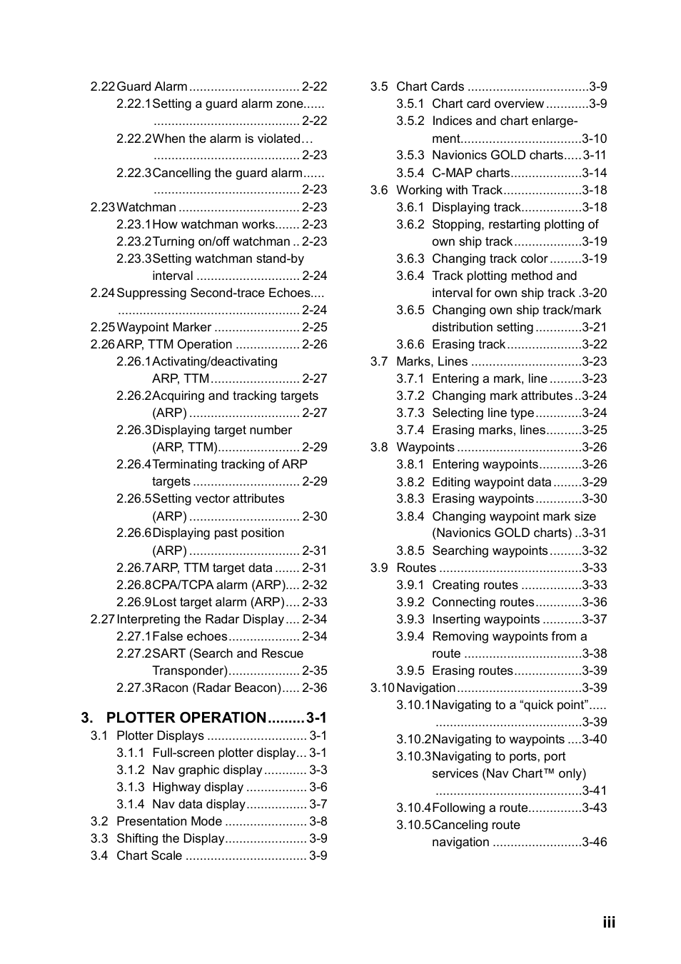 Furuno 1834C-BB User Manual | Page 4 / 233