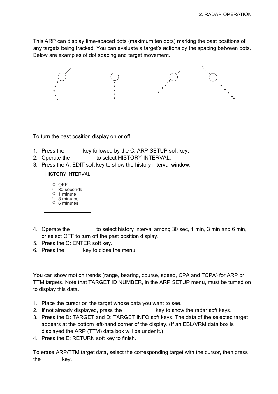 7 arp, ttm target data | Furuno 1834C-BB User Manual | Page 58 / 233