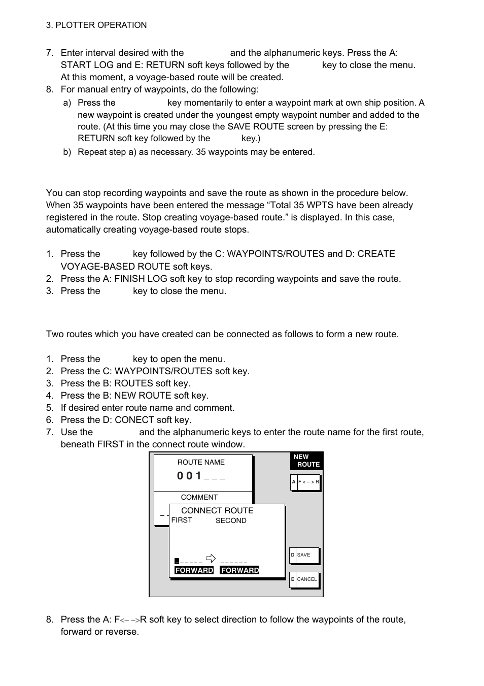 2 connecting routes | Furuno 1834C-BB User Manual | Page 99 / 233