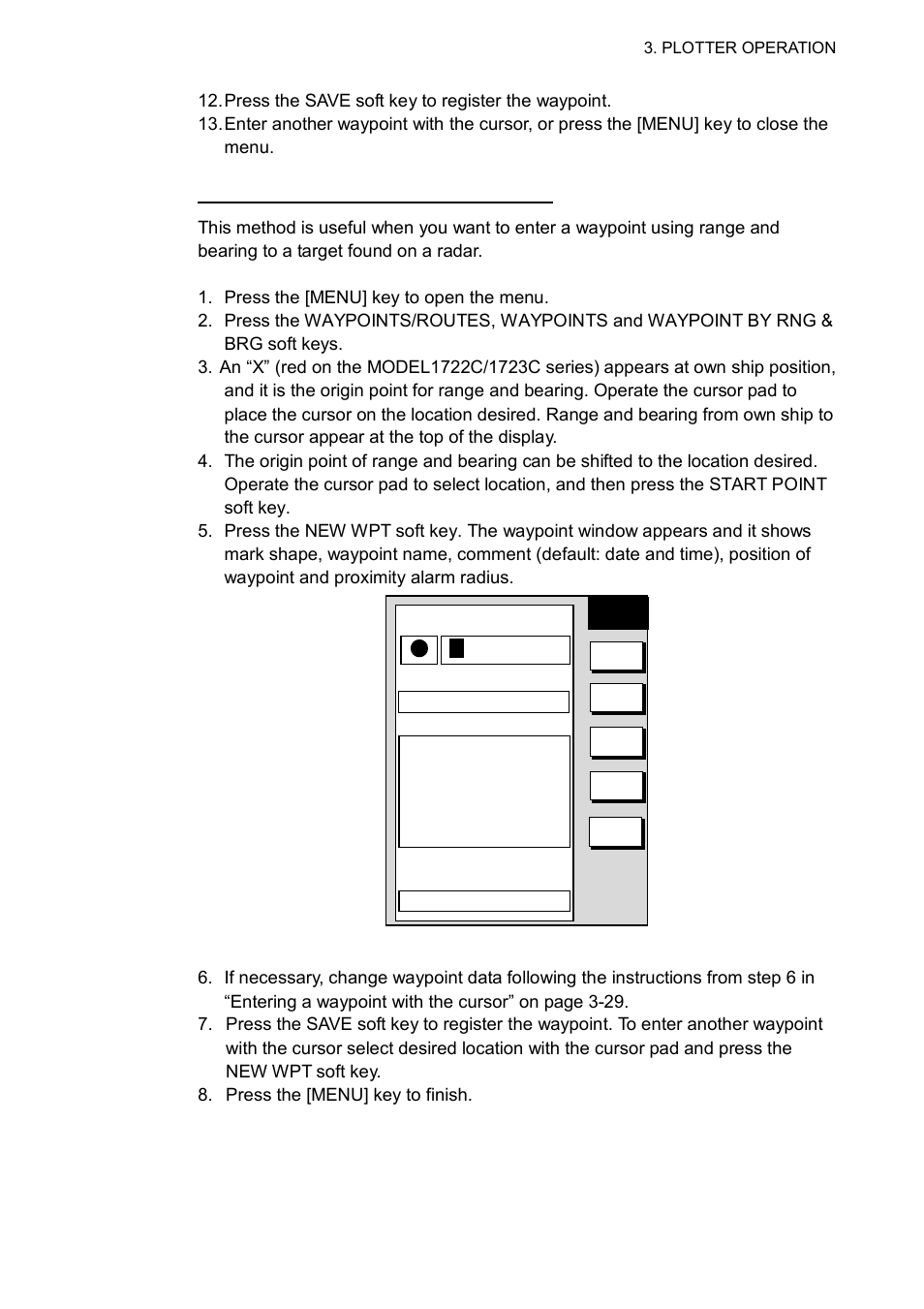 0 0 1 w p t | Furuno 1763C User Manual | Page 115 / 260