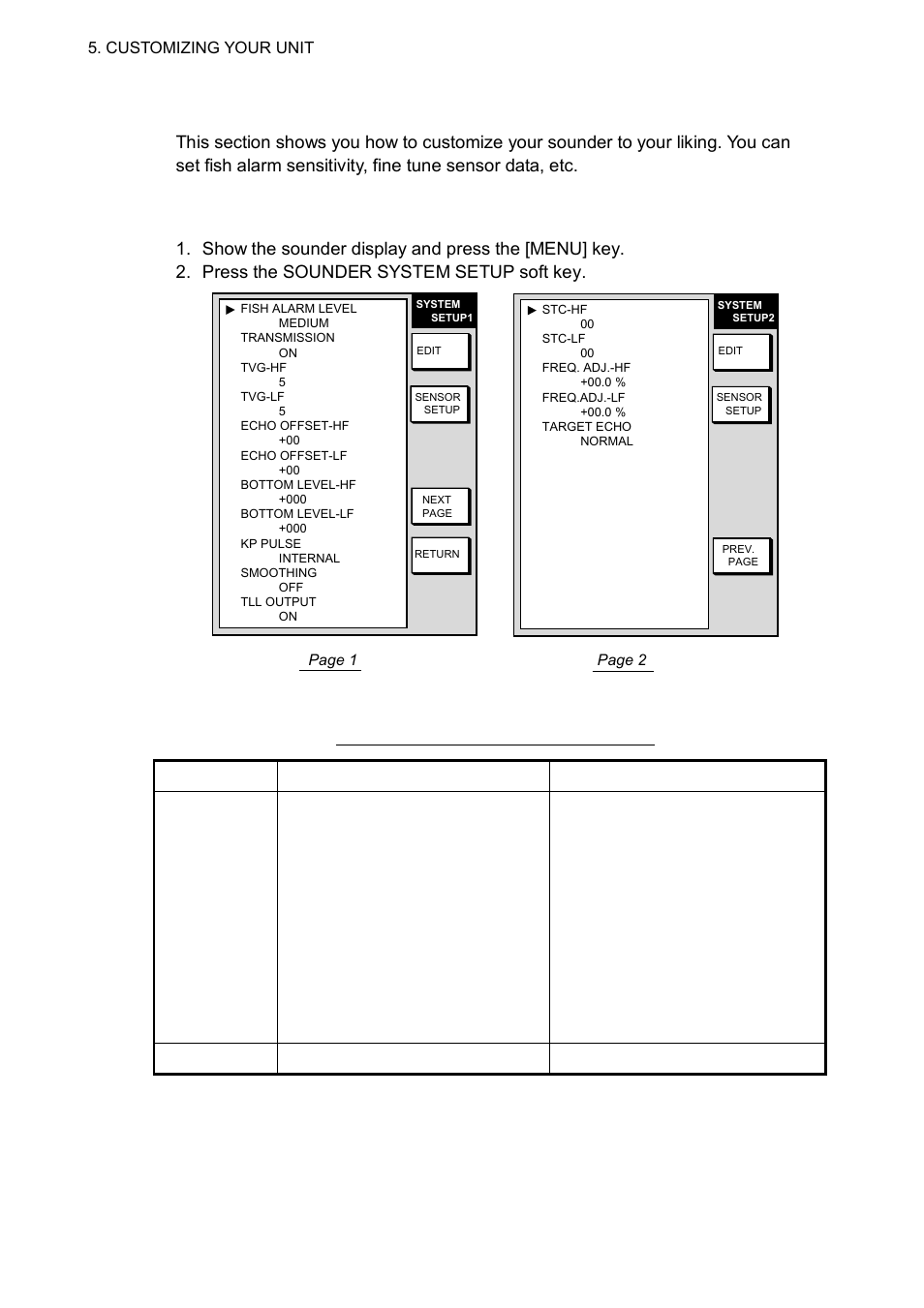 9 sounder setup, 1 system setup | Furuno 1763C User Manual | Page 202 / 260