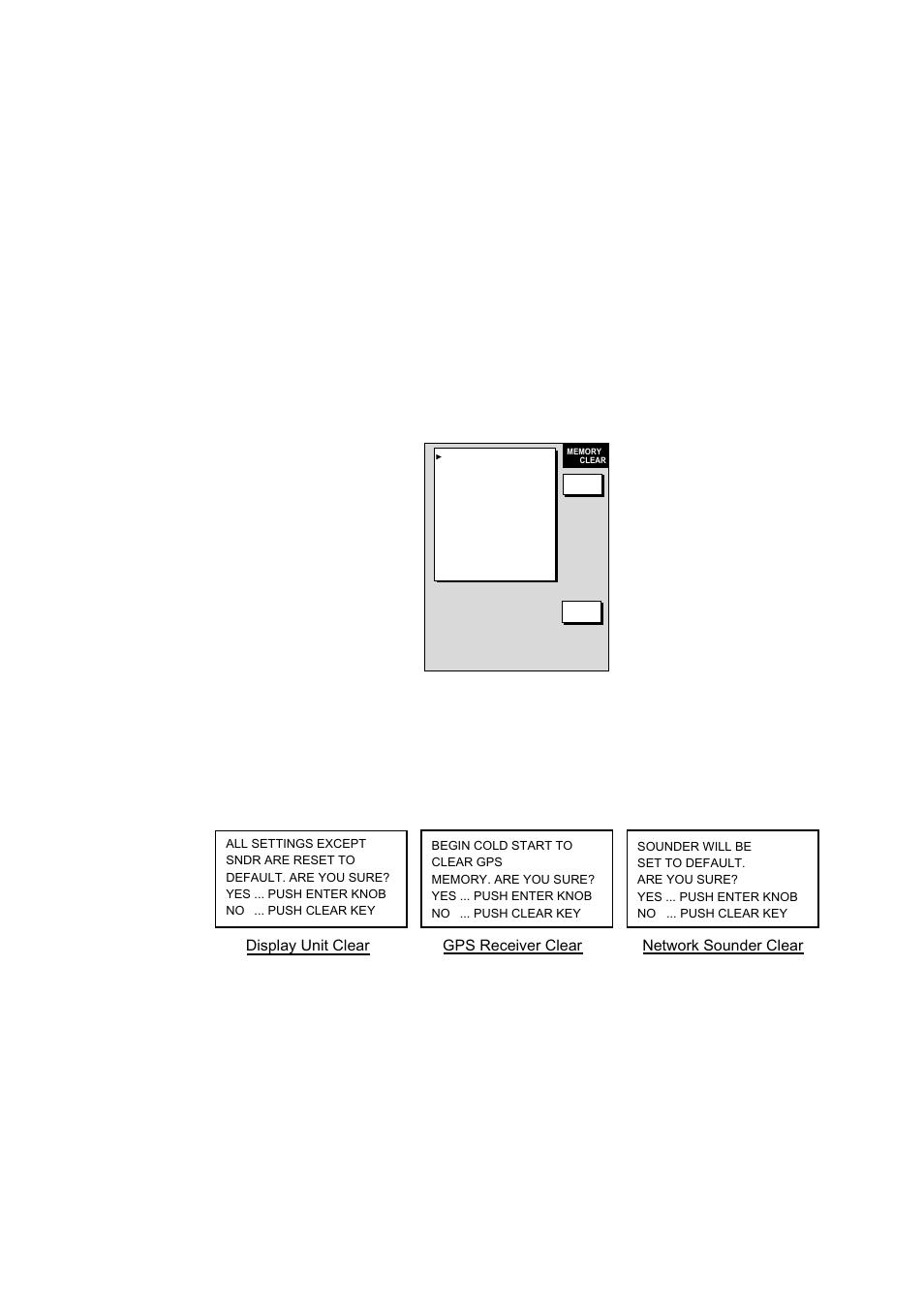 7 clearing memories | Furuno 1763C User Manual | Page 231 / 260
