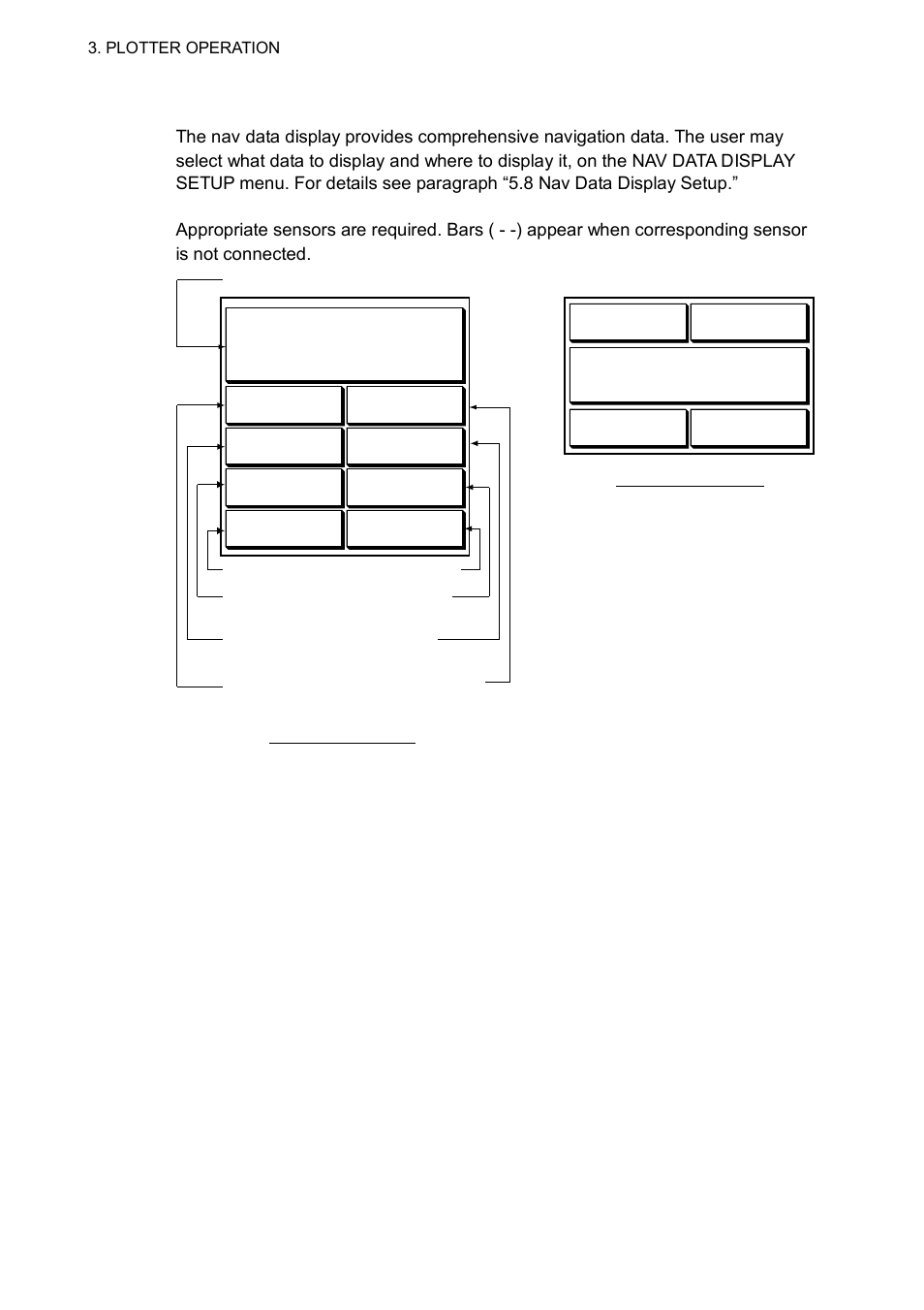 1st 1:25, 6 3.1.4 nav data display | Furuno 1763C User Manual | Page 90 / 260