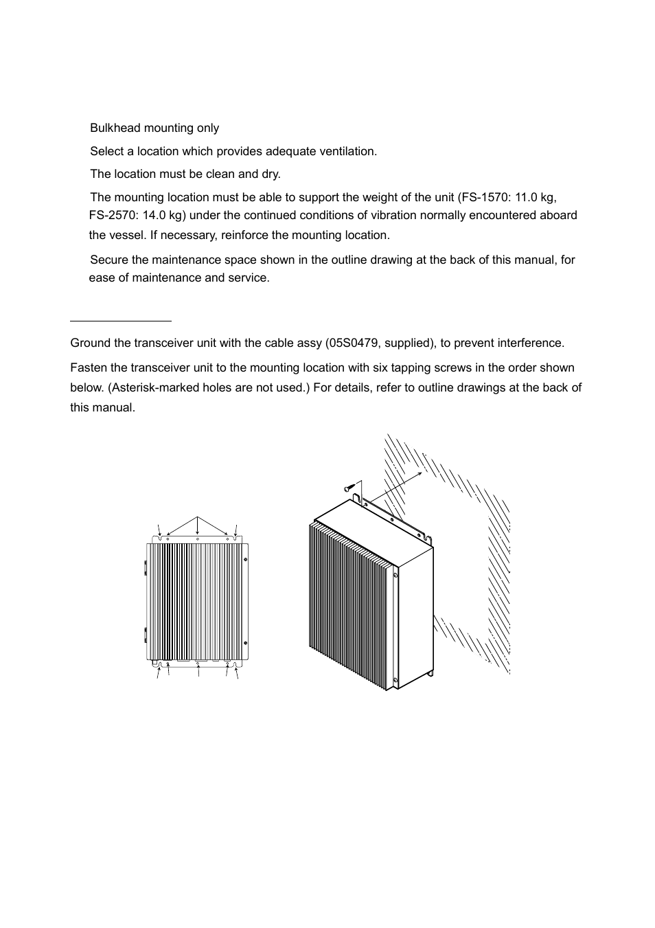 3 transceiver unit | Furuno FS-2570 User Manual | Page 16 / 76