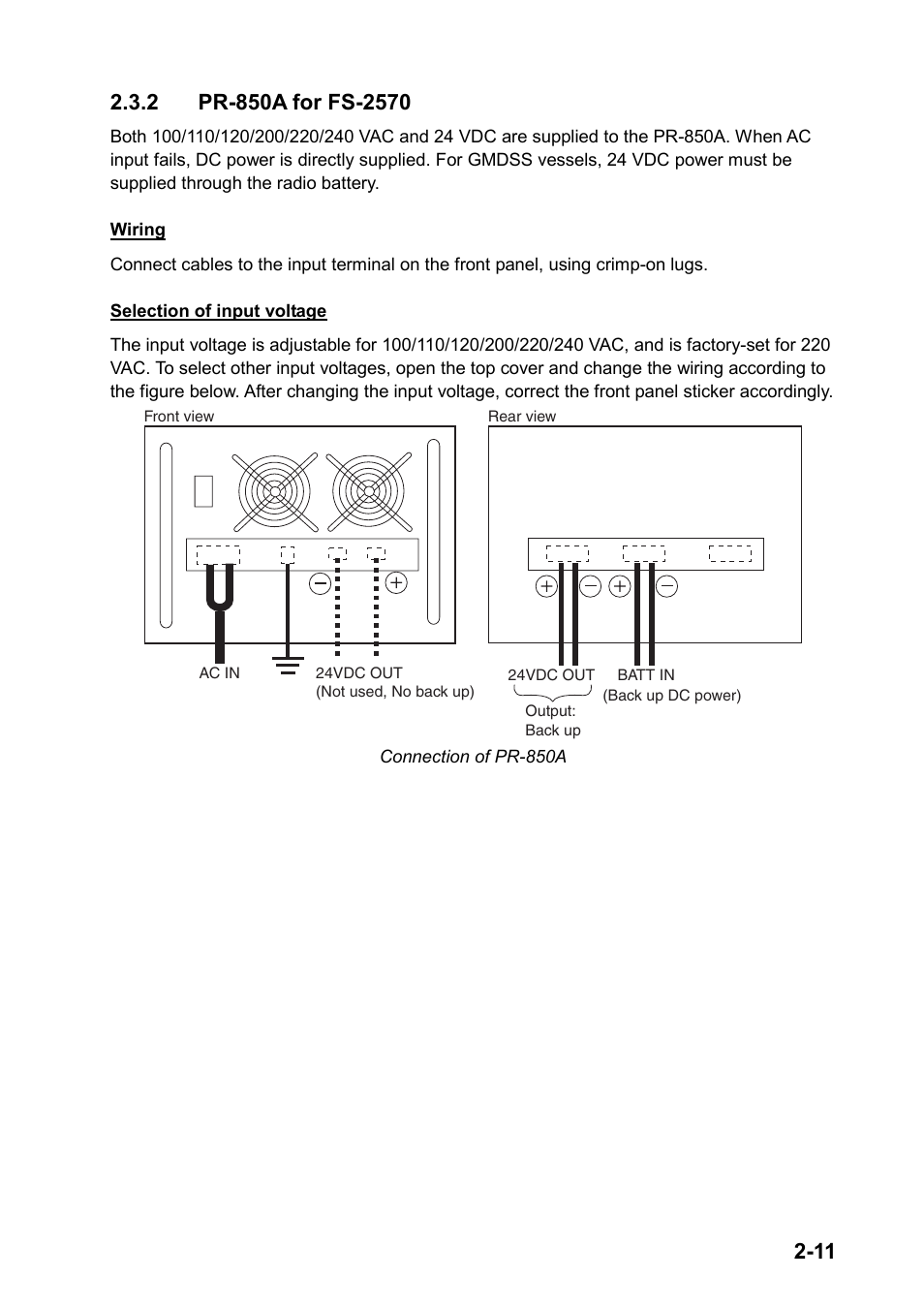 Furuno FS-2570 User Manual | Page 33 / 76