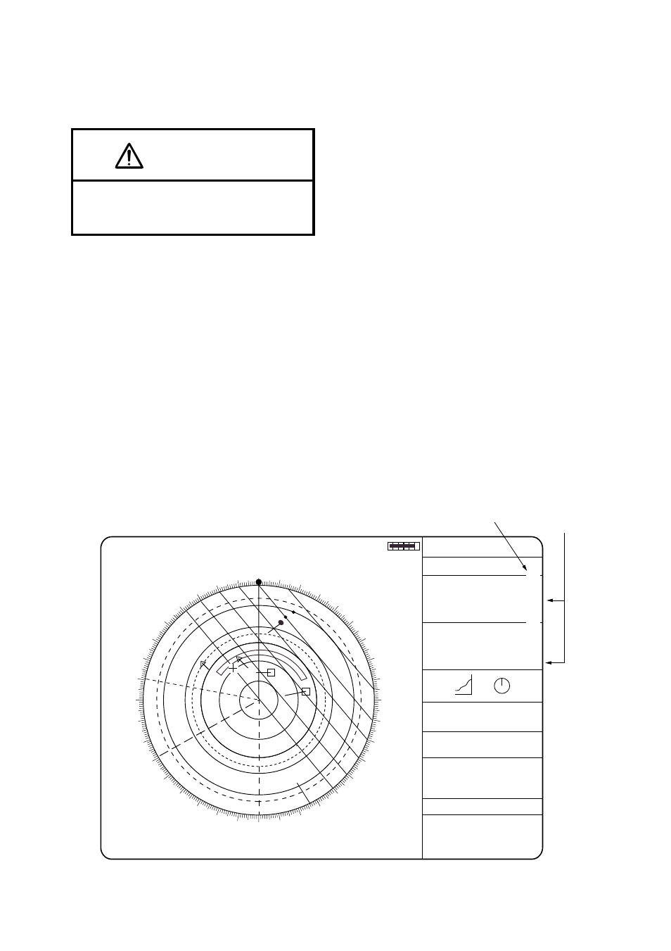 24 electronic plotting aid (epa), Caution, Epa time | Target data | Furuno FR-2105-B User Manual | Page 46 / 197