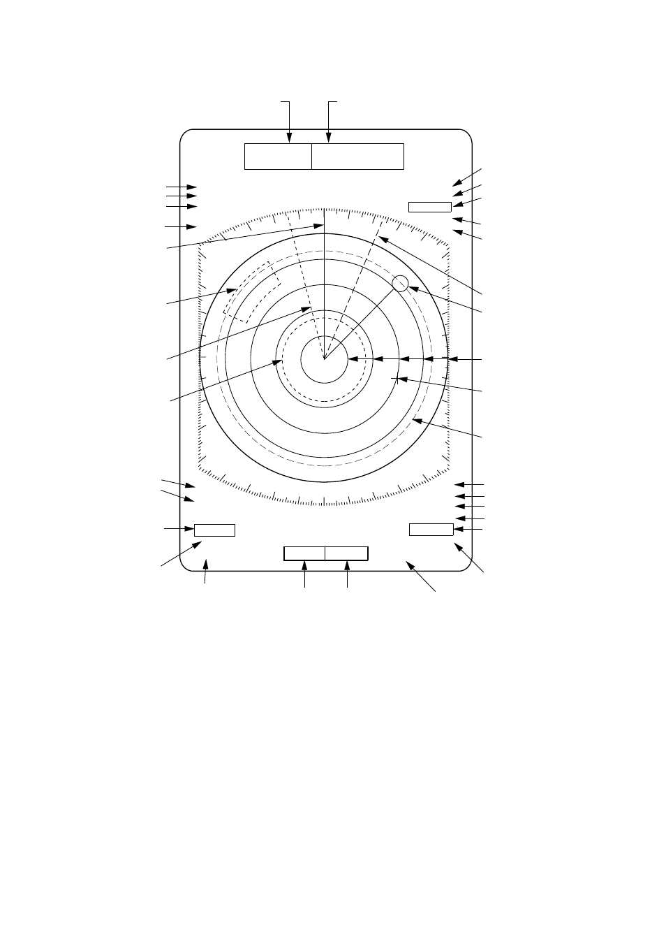 Display indications, Figure 1-2 display indications | Furuno FMD-8010 User Manual | Page 12 / 50