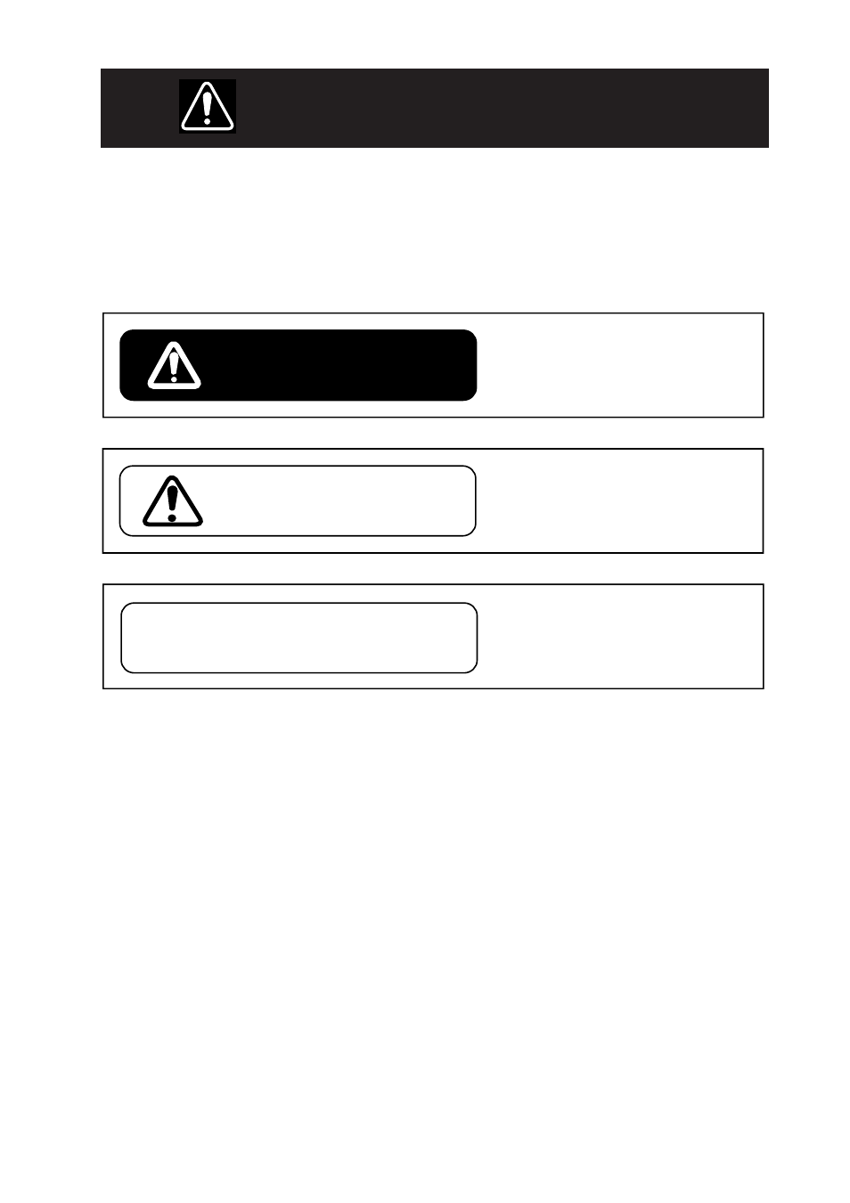 Safety infomation, Danger, Caution warning | Safety information | Furuno FMD-8010 User Manual | Page 3 / 50