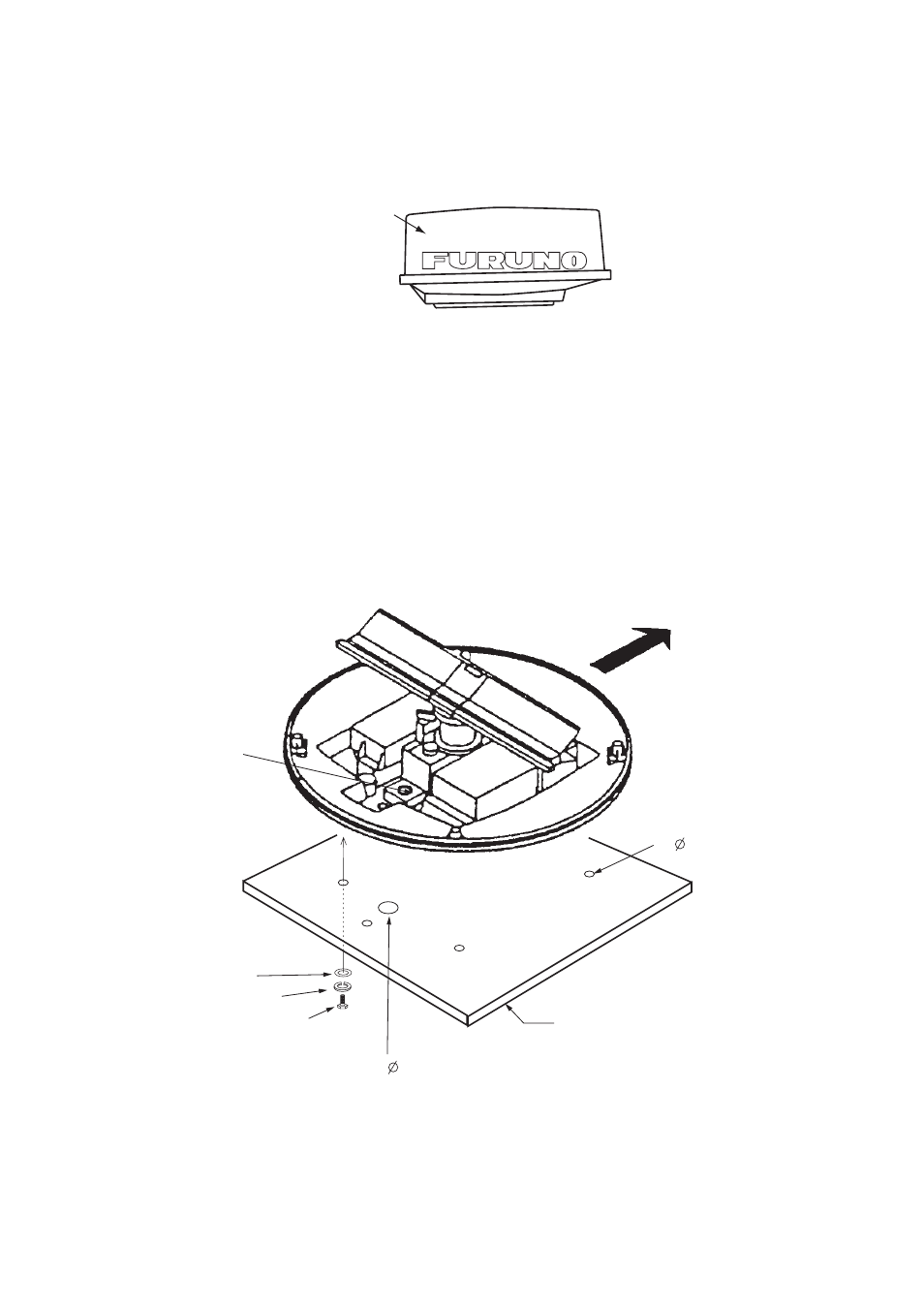 4 how to install the antenna unit | Furuno 1935 User Manual | Page 10 / 48