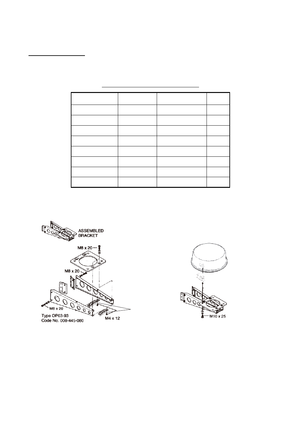 8 how to install the optional mounting bracket | Furuno 1935 User Manual | Page 14 / 48