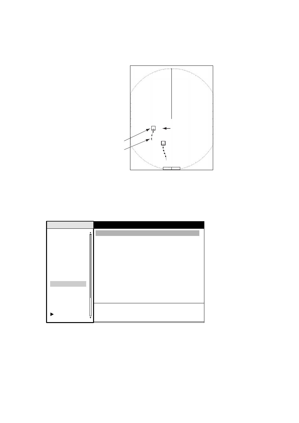 44 gps buoy, 1 displaying gps buoys | Furuno FR-8122  EN User Manual | Page 71 / 129