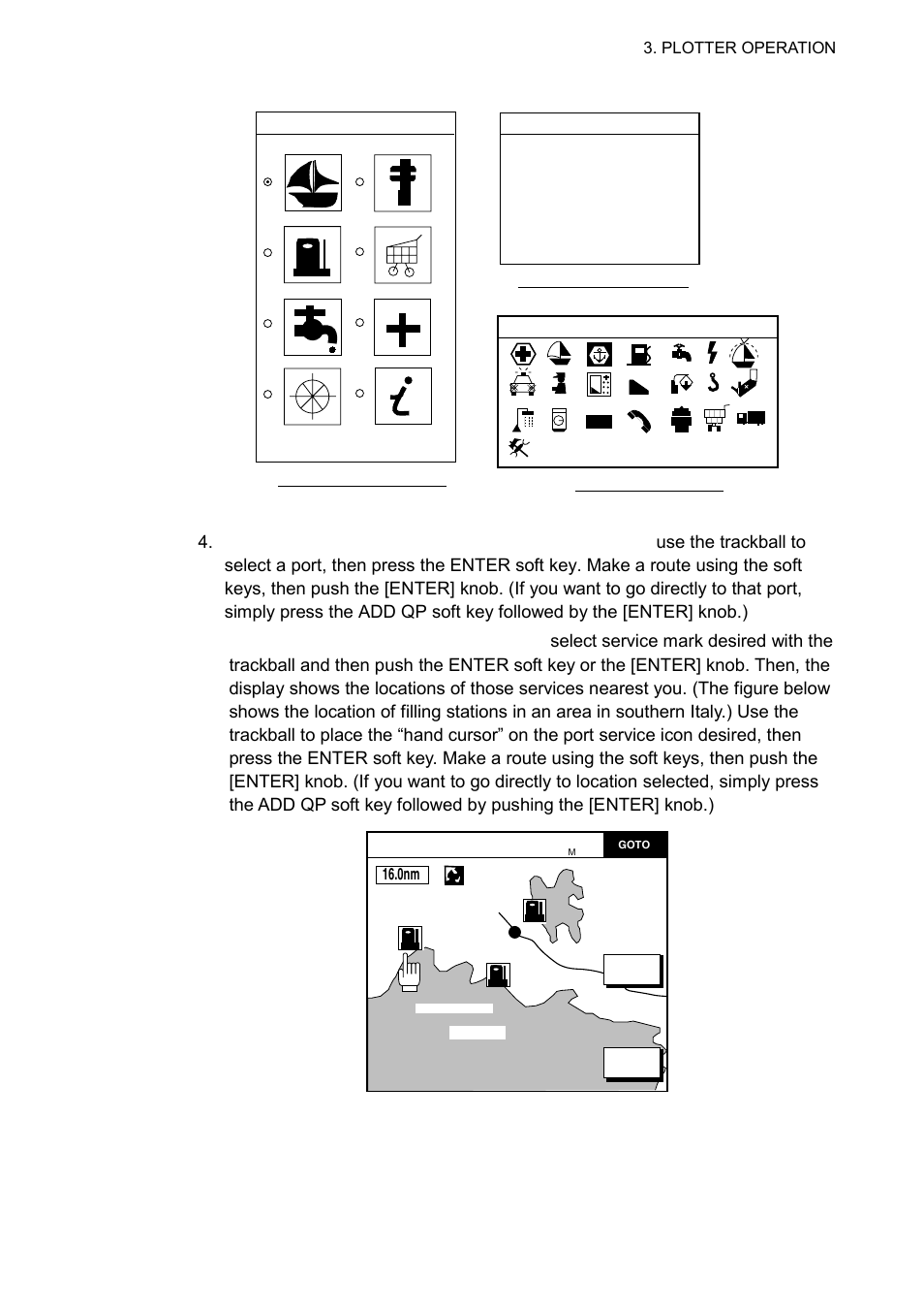 Sample filling station locations (southern italy) | Furuno 1933C User Manual | Page 133 / 260