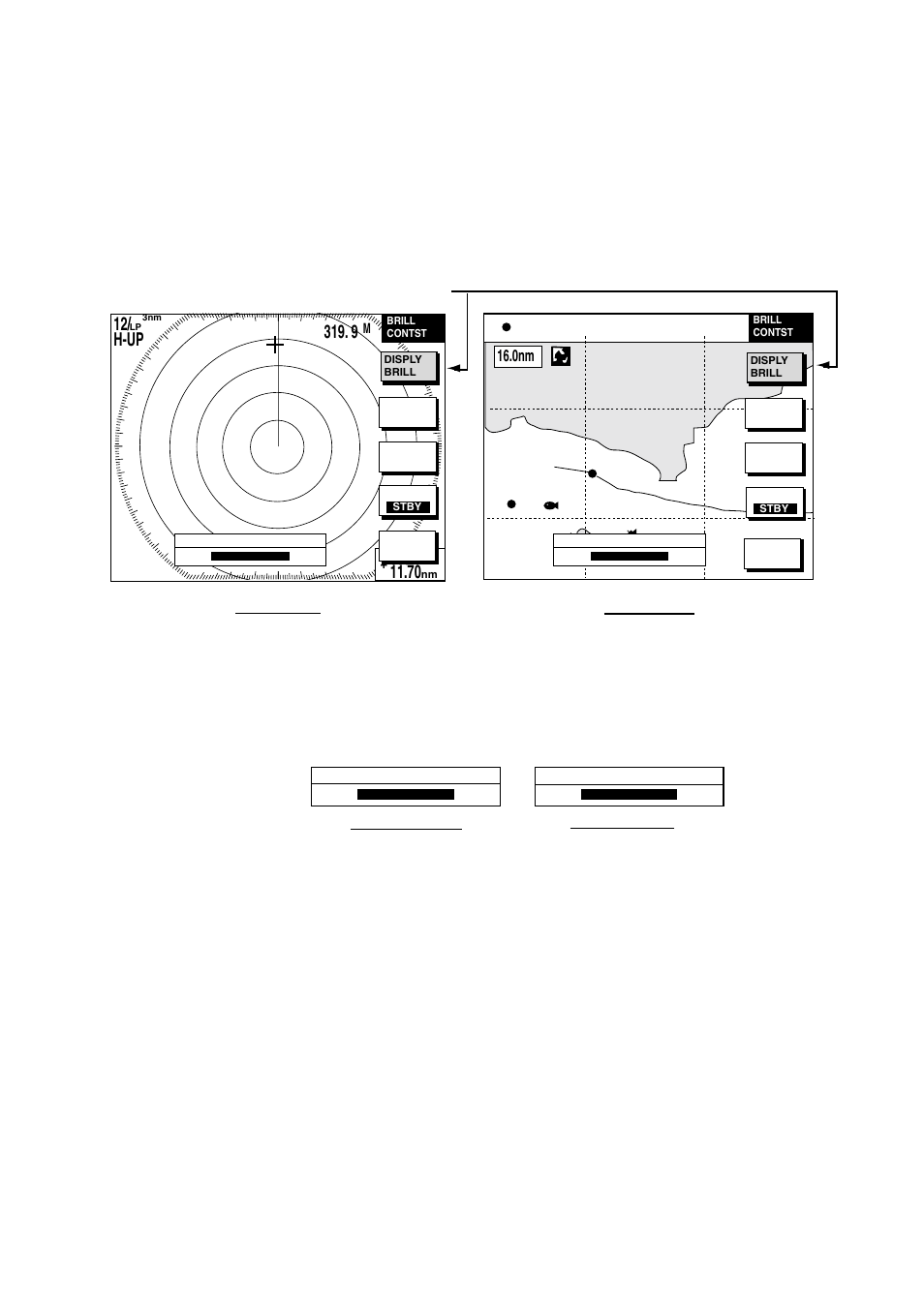 4 display brilliance, panel brilliance, hue, 1 display brilliance, panel brilliance, 12/ h-up | Furuno 1933C User Manual | Page 23 / 260