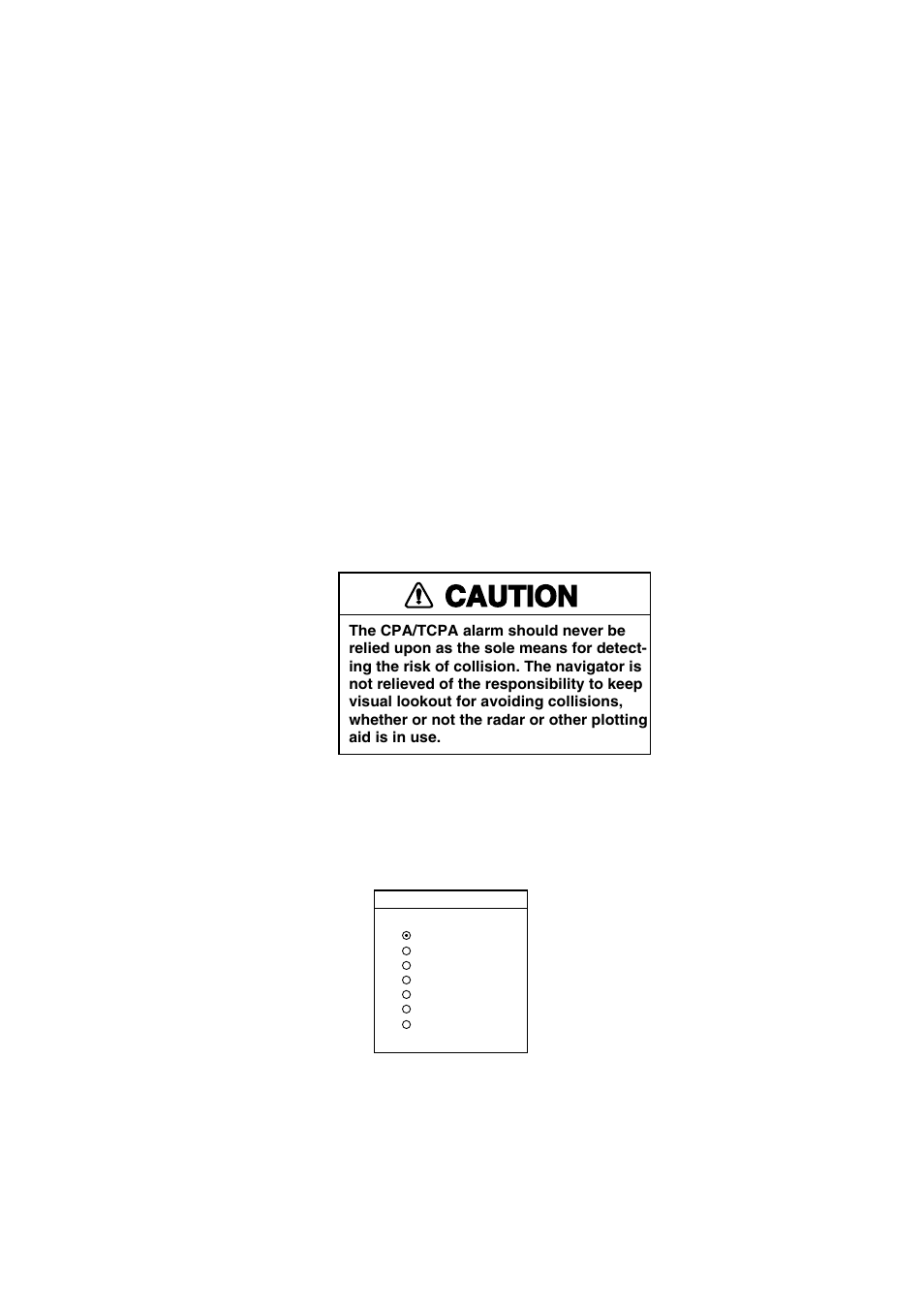 Caution | Furuno 1933C User Manual | Page 78 / 260