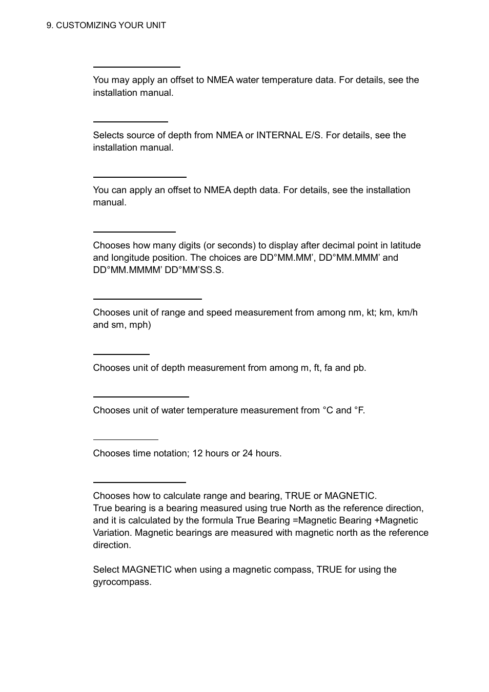 Furuno GP-3500 User Manual | Page 126 / 192