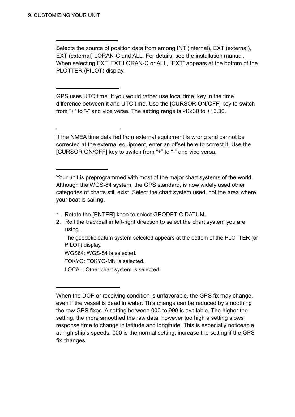 Furuno GP-3500 User Manual | Page 130 / 192