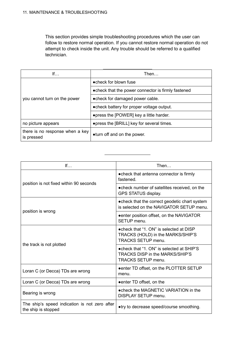5 simple troubleshooting | Furuno GP-3500 User Manual | Page 174 / 192