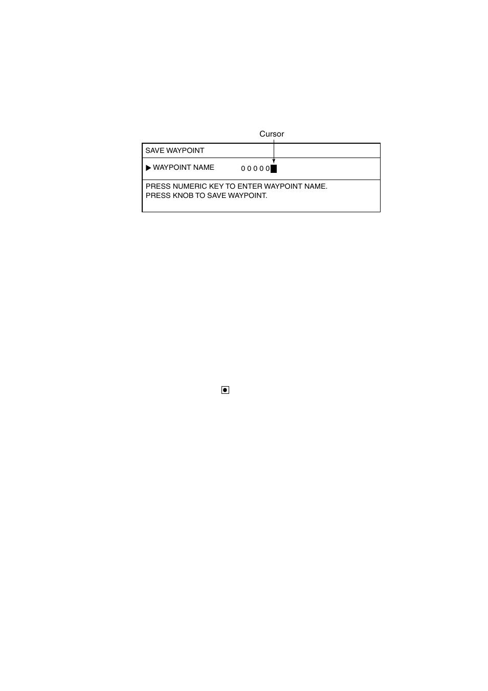 2 5.1.2 entering waypoints by the cursor | Furuno GP-3500 User Manual | Page 74 / 192