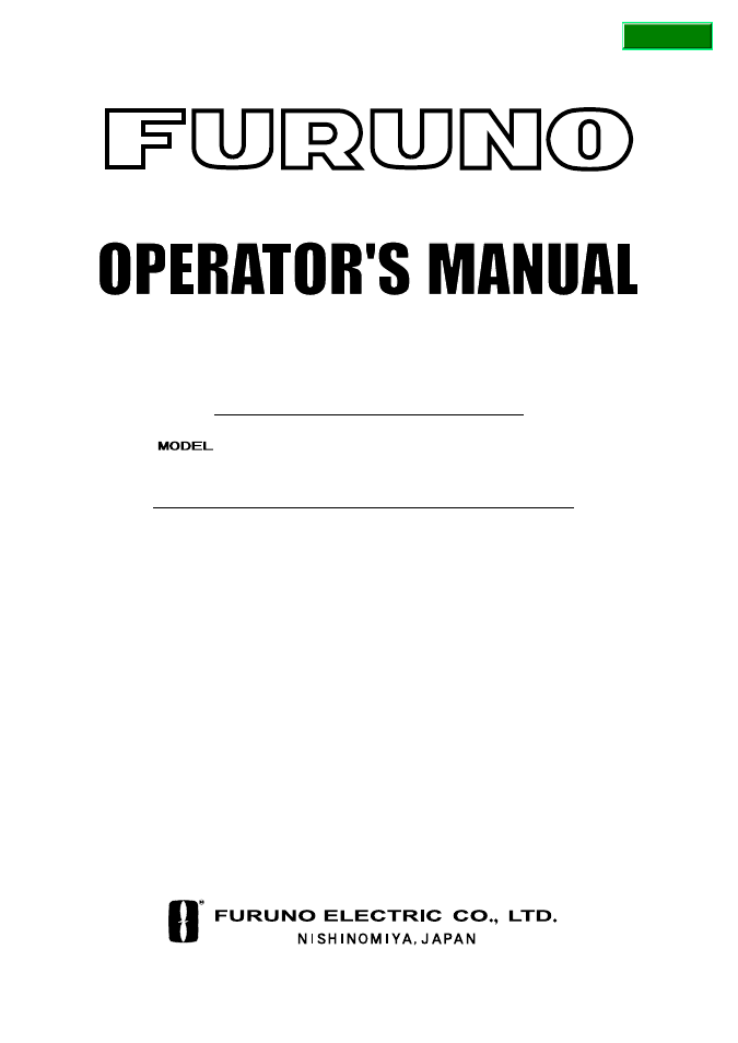 Furuno GP-1850WD User Manual | 98 pages