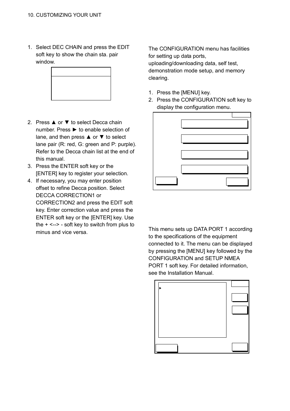 4 configuration menu | Furuno GP-1850WD User Manual | Page 68 / 98