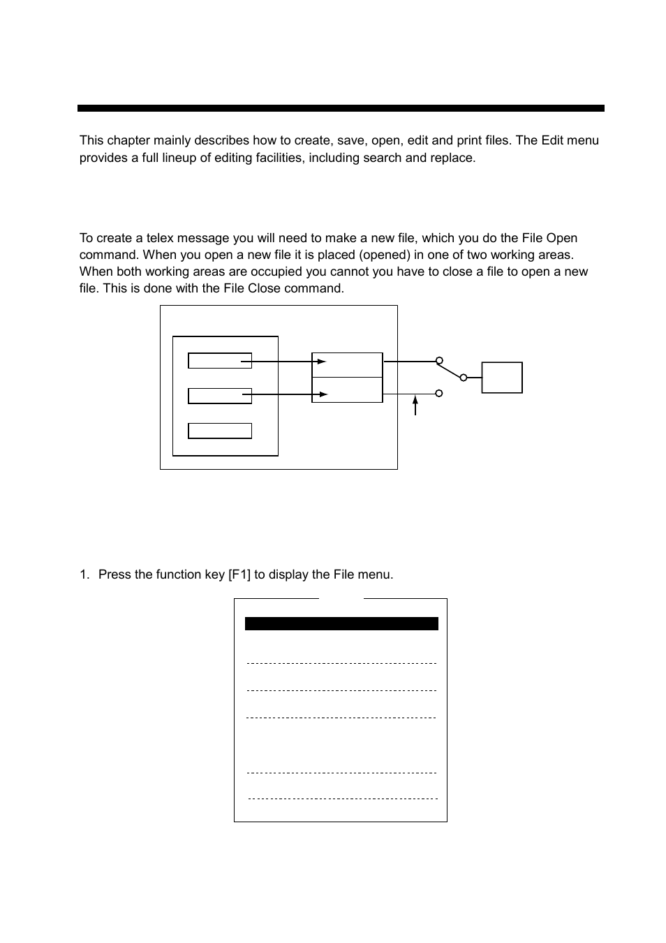 10 nbdp file operations, 1 opening and closing files, 2 creating files | Furuno FS-1570 User Manual | Page 147 / 215