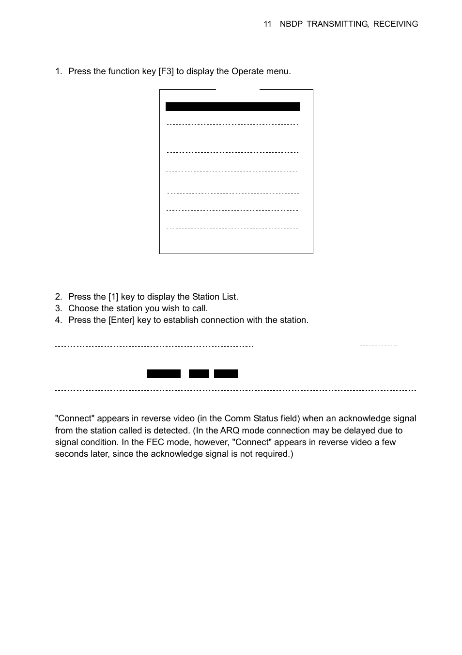 2 calling to station registered on station list | Furuno FS-1570 User Manual | Page 157 / 215