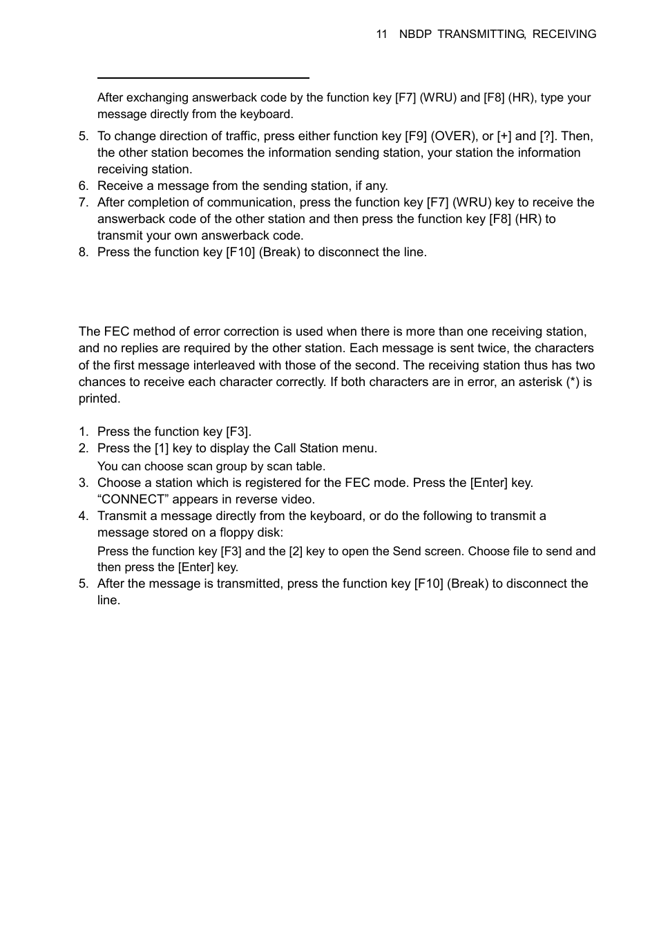 6 fec mode operation | Furuno FS-1570 User Manual | Page 161 / 215
