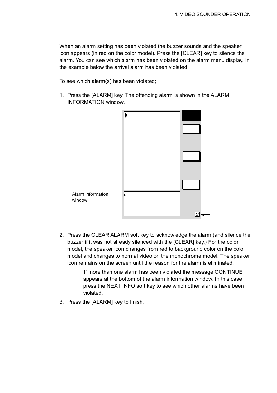Fish alarm | Furuno 1732 User Manual | Page 166 / 252