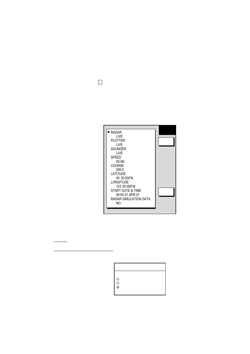 9 simulation display | Furuno 1732 User Manual | Page 30 / 252