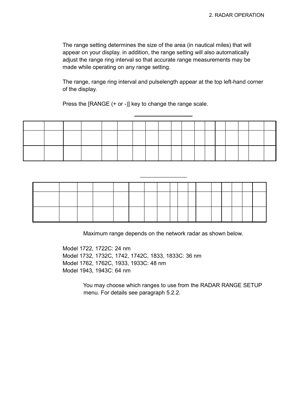 7 range scale | Furuno 1732 User Manual | Page 39 / 252