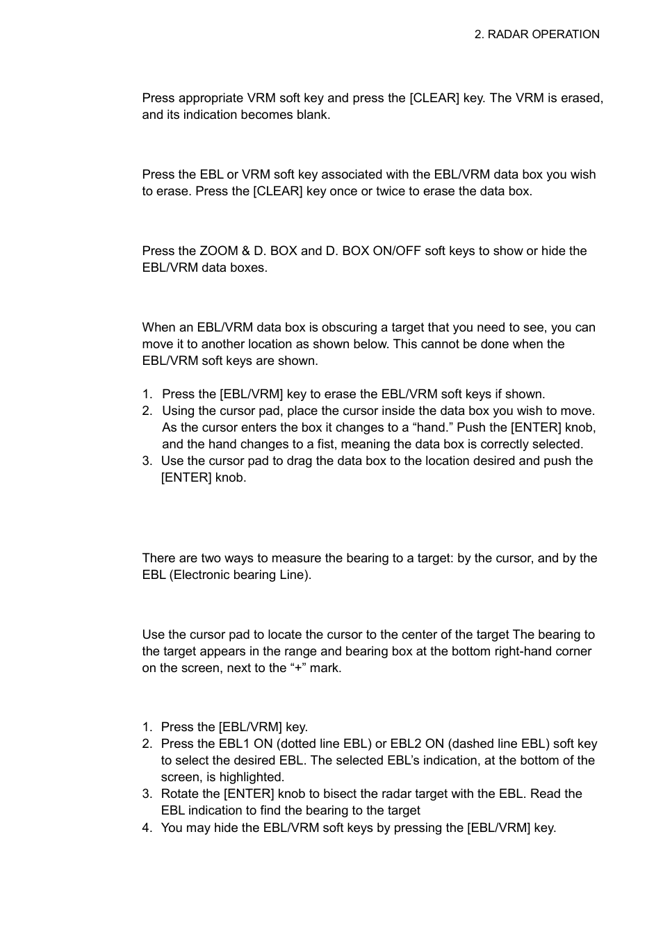 11 measuring the bearing | Furuno 1732 User Manual | Page 47 / 252