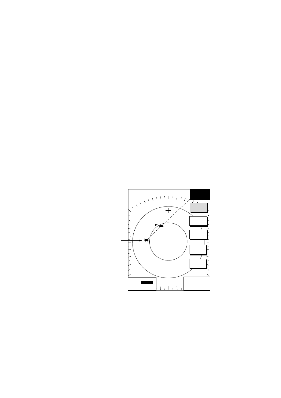 17 using the offset ebl, 1 predicting a collision course | Furuno 1732 User Manual | Page 54 / 252