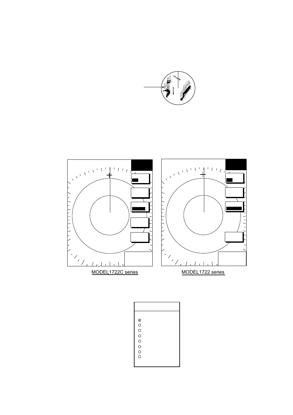 18 echo trails, 1 trail time, H-up | Furuno 1732 User Manual | Page 56 / 252