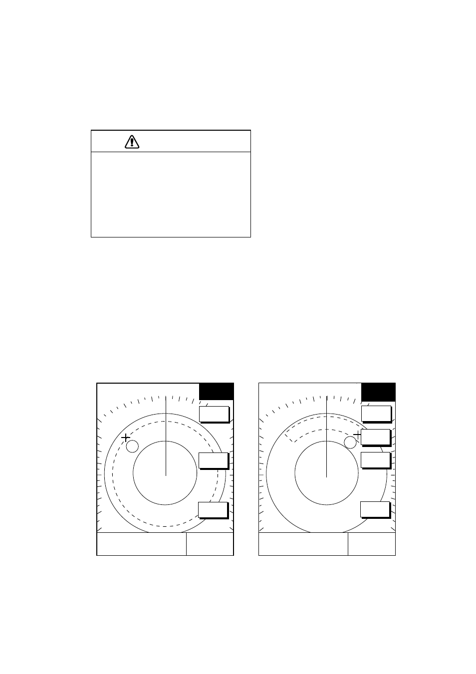 22 guard alarm, Caution, 1 setting a guard alarm zone | Furuno 1732 User Manual | Page 62 / 252