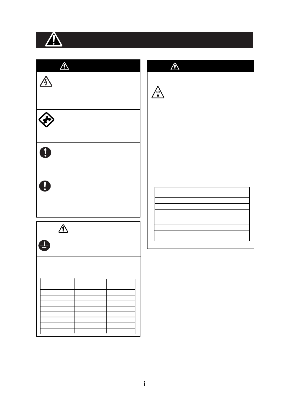 Safety instructions, Caution, Warning | Furuno NAVnet DRS2D User Manual | Page 3 / 44
